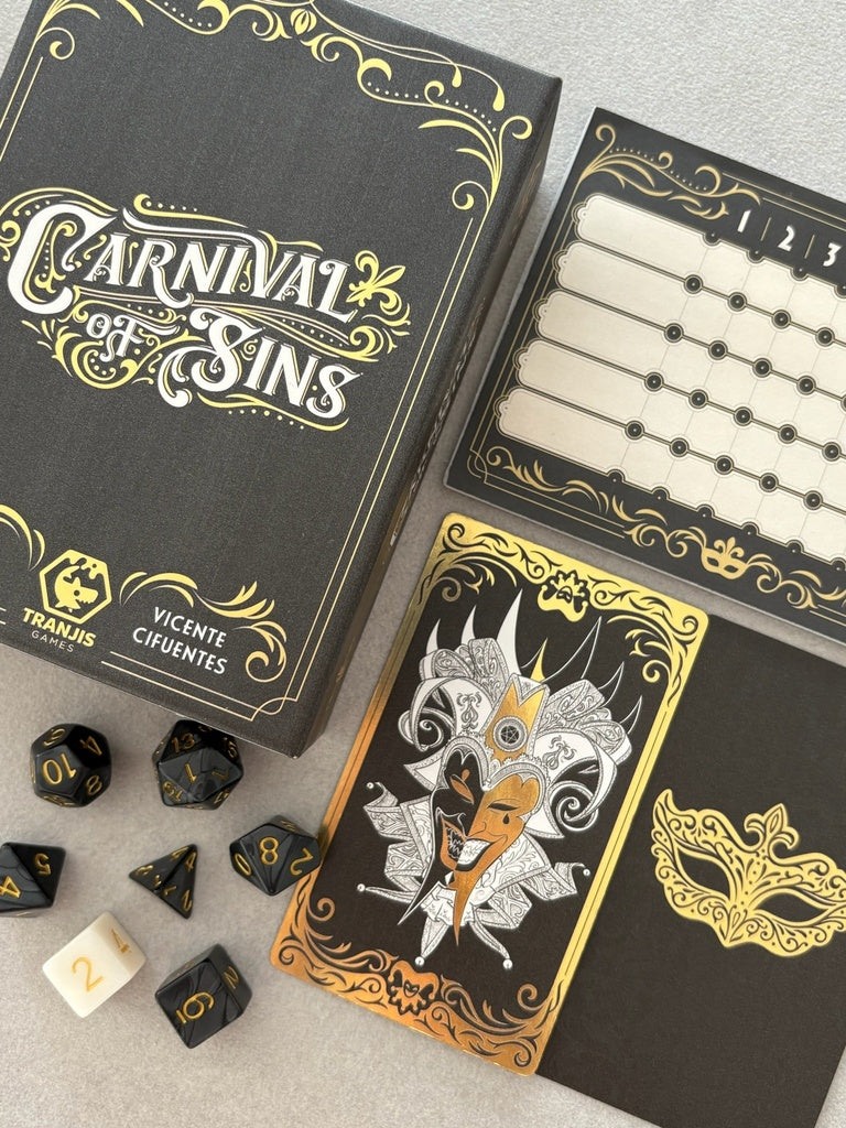 Carnival of Sins  - Juego astucia y deducción - Tranjis - 2 a 5 jugadores - +10 años