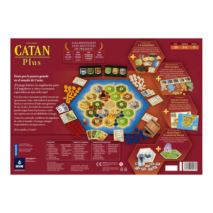Catán Plus Ed 2023 - Juego de mesa - Devir - Desde 8 años Board Games