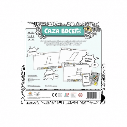Caza Bocetos - Juego de mesa - Salt & Pepper - Desde 8 años