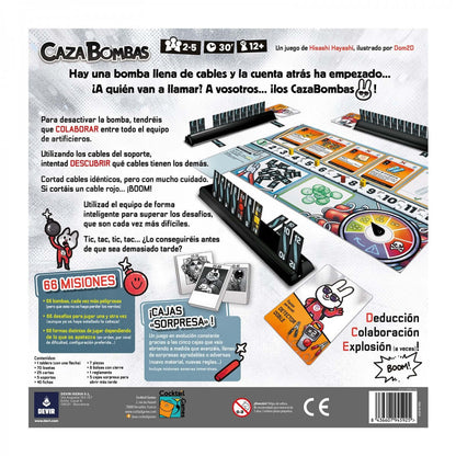 Caza Bombas - Juego de mesa - Devir - Desde 12 años - 2 a 5 jugadores