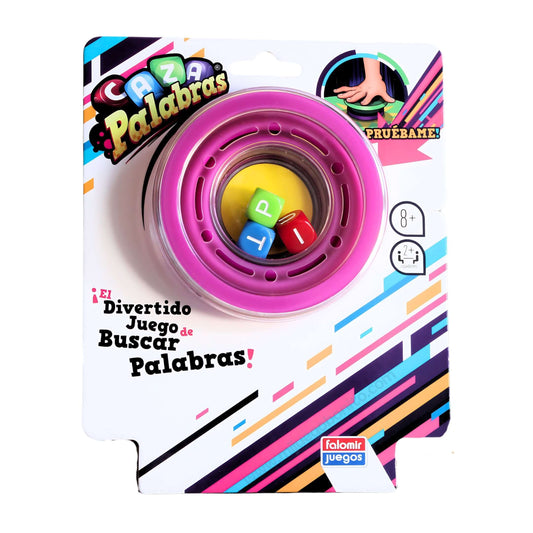 Caza Palabras, juego de dados y vocabulario, desde 8 años
