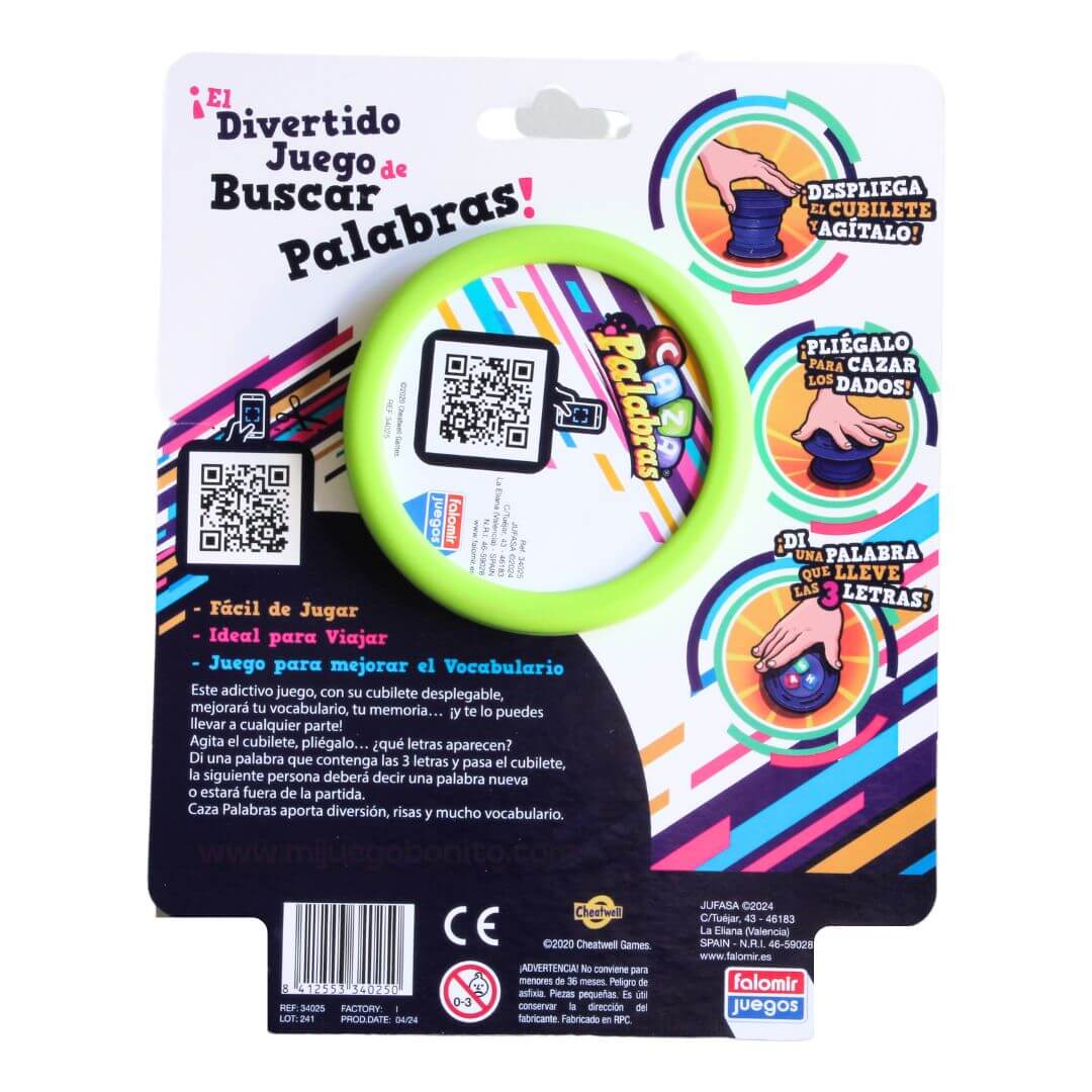 Caza Palabras - Juego de mesa de palabras y vocabulario - Falomir - De ...