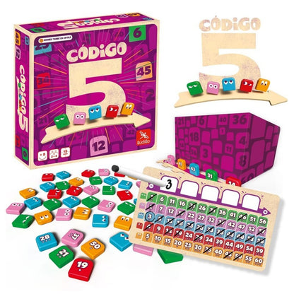 Código 5 - Juego de mesa - Ludilo - 2-4 jugadores - 8+ años - 15 min