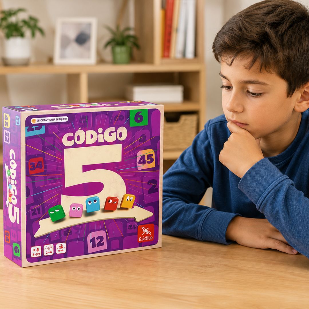 Código 5 - Juego de mesa - Ludilo - 2-4 jugadores - 8+ años - 15 min