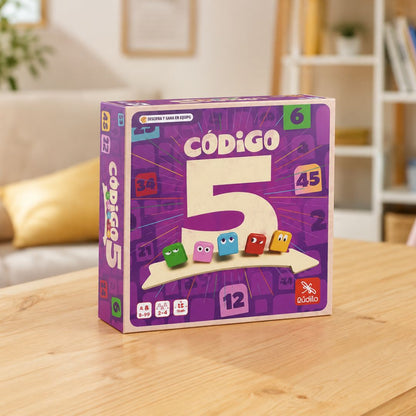 Código 5 - Juego de mesa - Ludilo - 2-4 jugadores - 8+ años - 15 min