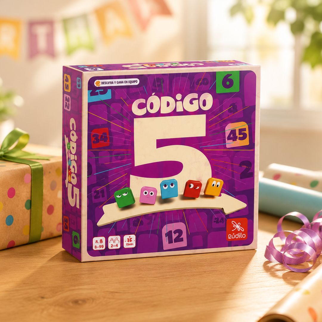 Código 5 - Juego de mesa - Ludilo - 2-4 jugadores - 8+ años - 15 min