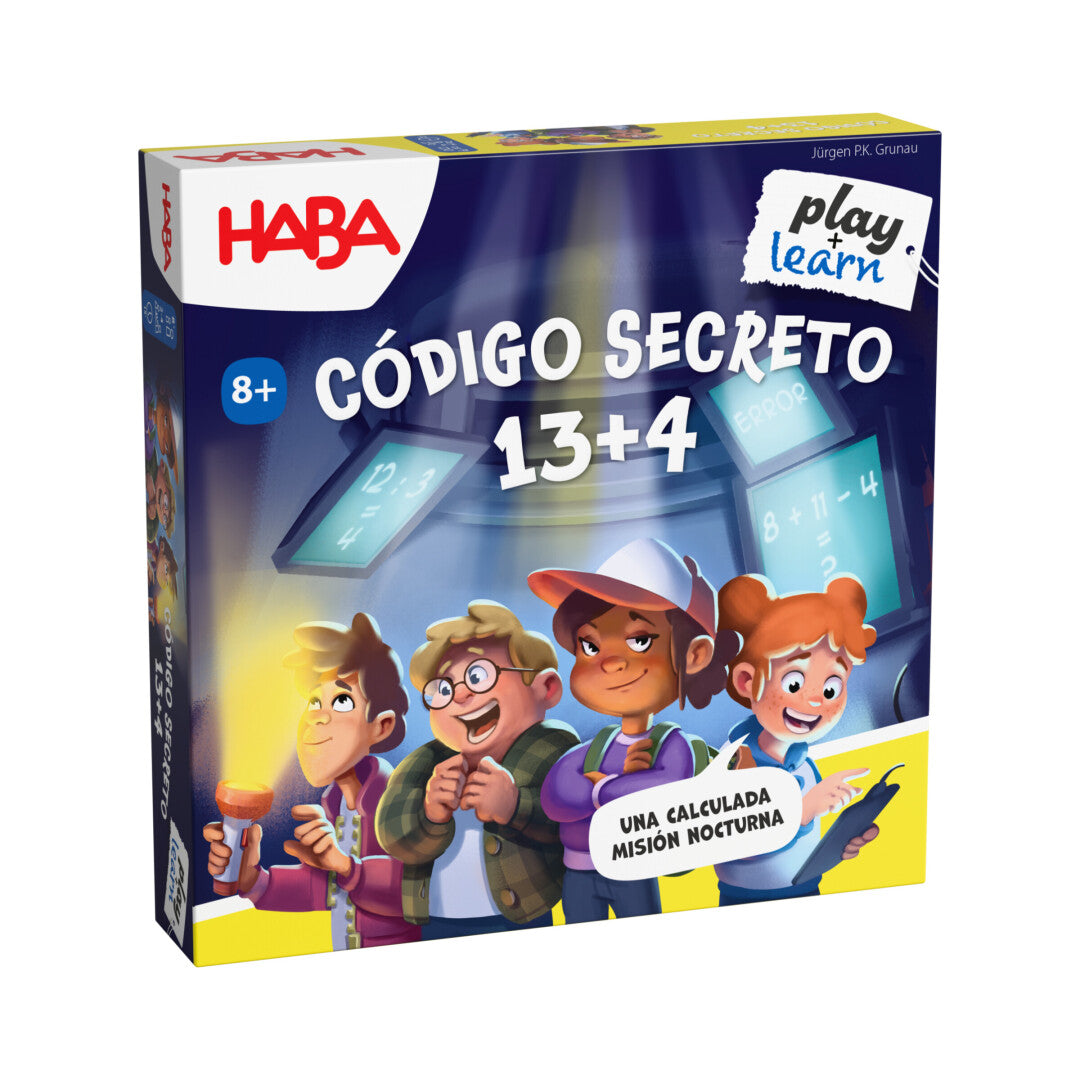 Código Secreto 13+4 KM0 - Juego de mesa - Haba - 2-4 jugadores - 8+ años - 15 min