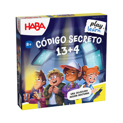 Código Secreto 13+4 KM0 - Juego de mesa - Haba - 2-4 jugadores - 8+ años - 15 min