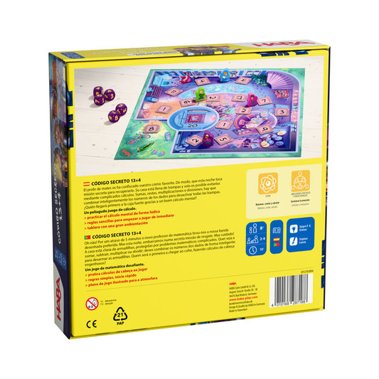 Código Secreto 13+4 KM0 - Juego de mesa - Haba - 2-4 jugadores - 8+ años - 15 min