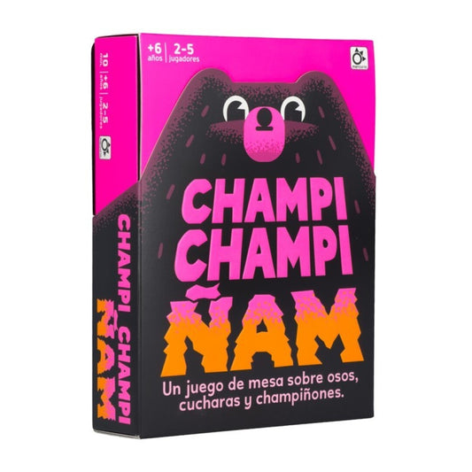 Champi Champi Ñam - Juego de mesa - Mercurio - 2-5 jugadores - 6+ años - 15 min