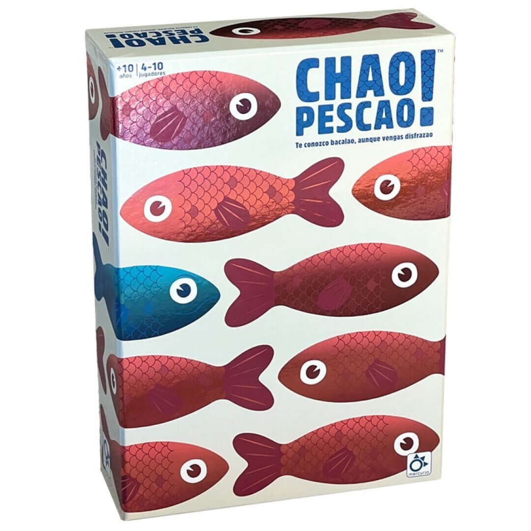 Chao Pescao - Mercurio - Party Game de Faroleo y Deducción - 4-10 Jugadores, 20-30 min