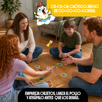 Chicken Ball - Juego de mesa - FALOMIR - 2-4 jugadores - 7+ años - 20 min
