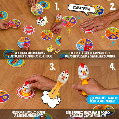 Chicken Ball - Juego de mesa - FALOMIR - 2-4 jugadores - 7+ años - 20 min