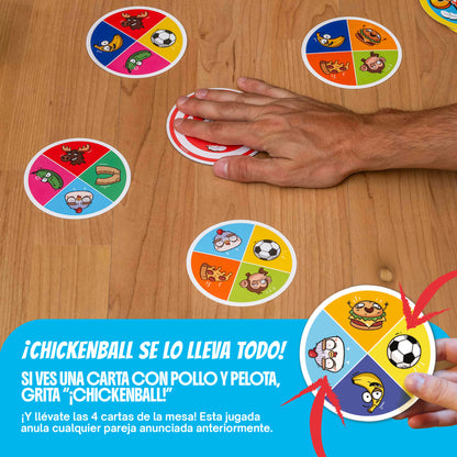 Chicken Ball - Juego de mesa - FALOMIR - 2-4 jugadores - 7+ años - 20 min