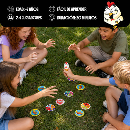 Chicken Ball - Juego de mesa - FALOMIR - 2-4 jugadores - 7+ años - 20 min