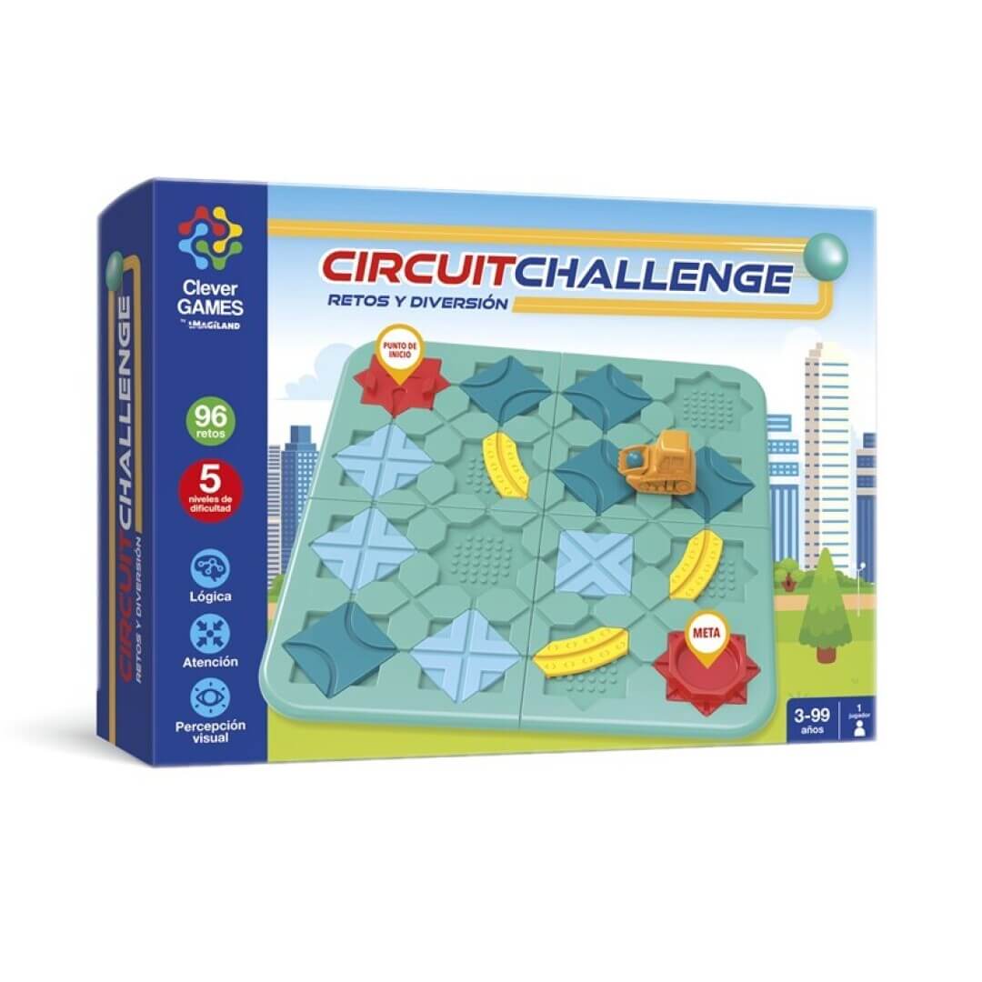 Circuit Challenge - Juego de mesa - Clever Games - Desde 4 años Board Games