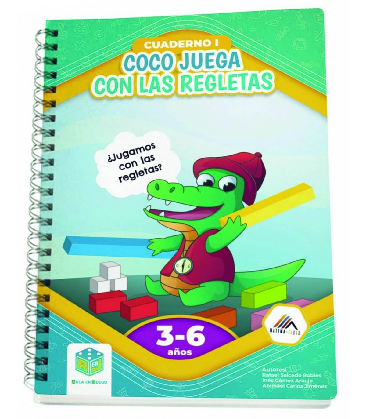 COCO JUEGA CON LAS REGLETAS 3-6 AÑOS Vol 1 Books