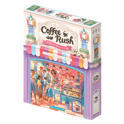 COFFEE RUSH Tartas Deliciosas  - Juego de mesa - Asmodee - Desde 8 años - 2 a 4 jugadores