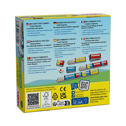 Color Express - Juego de mesa - Haba - 2-3 jugadores - 2+ años - 5-10 min