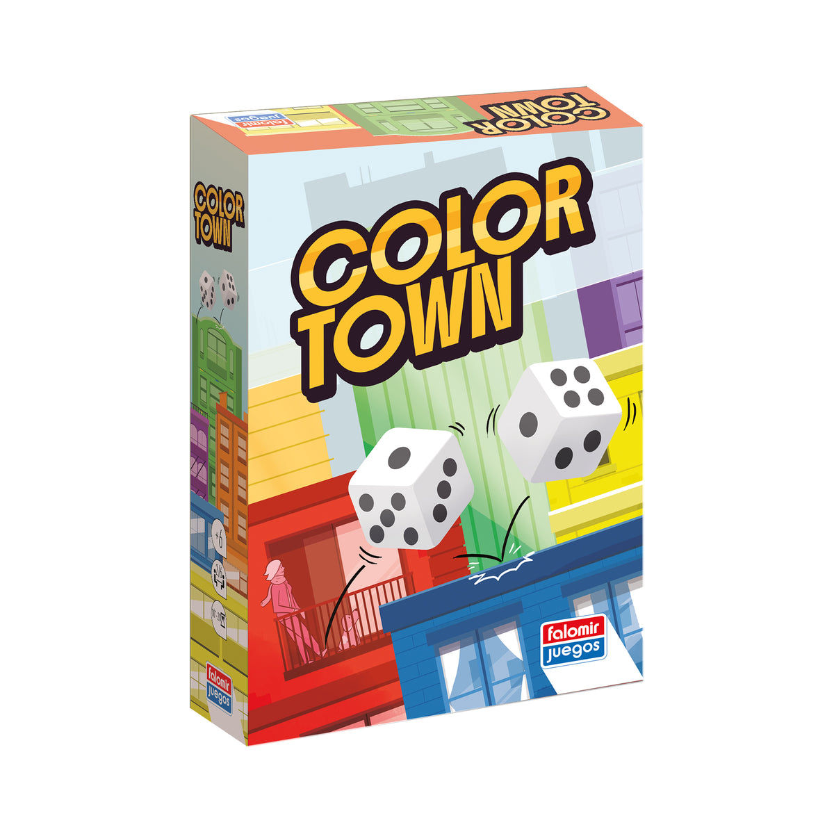 Color Town - Juego de mesa - FALOMIR - 2-6 jugadores - 6+ años - 10 min
