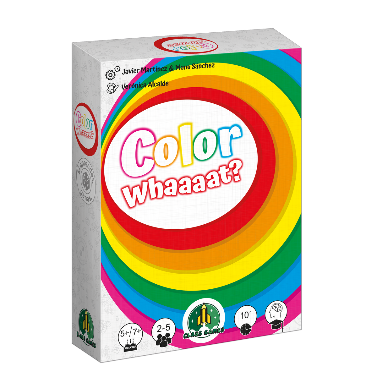 Color What? - Juego de mesa - FALOMIR - 2-8 jugadores - 5+ años - 10 min