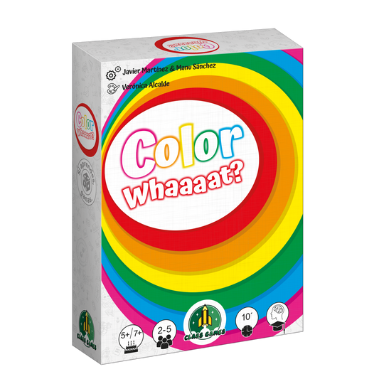 Color What? - Juego de mesa - FALOMIR - 2-8 jugadores - 5+ años - 10 min