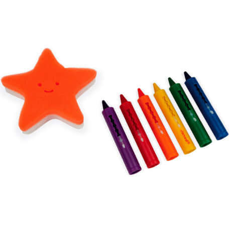Set 6 Ceras de Baño Y Esponja | +3 años | Janod Arts & Crafts