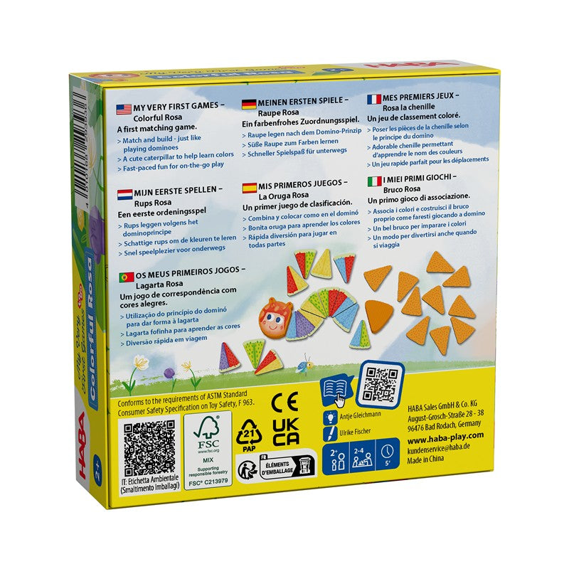 Colorfull Rosa - Juego de mesa - Haba - 2-4 jugadores - 2+ años - 5-10 min