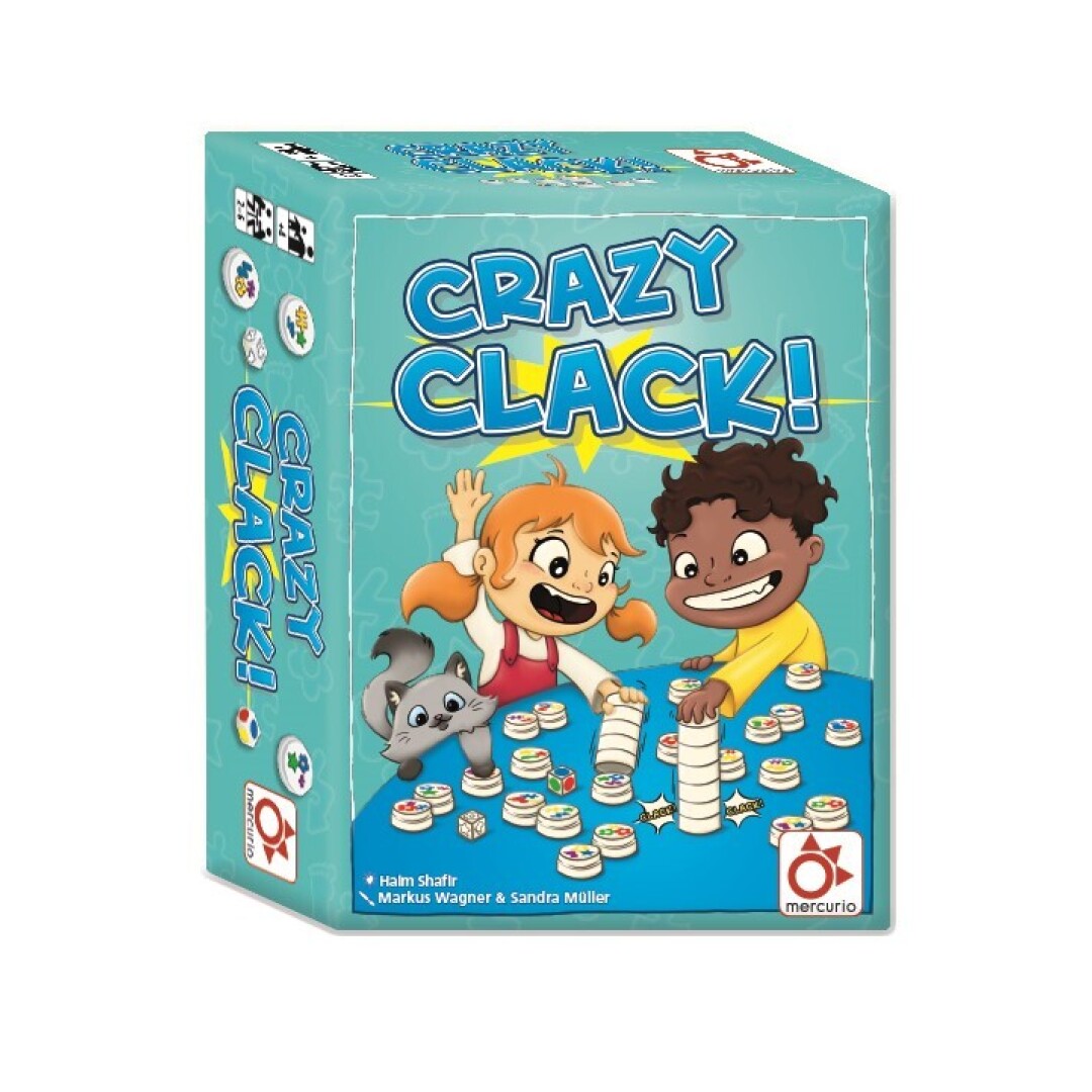 Crazy Clack! - Juego de mesa infantil de rapidez y atención - Mercurio - Desde 4 años - De 2 a 6 jugadores