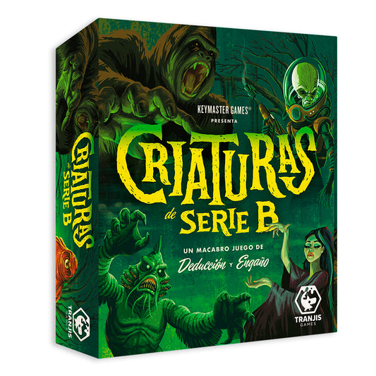 Criaturas de Serie B - Juego de mesa - Tranjis - 2-5 jugadores - 14+ años - 20 min