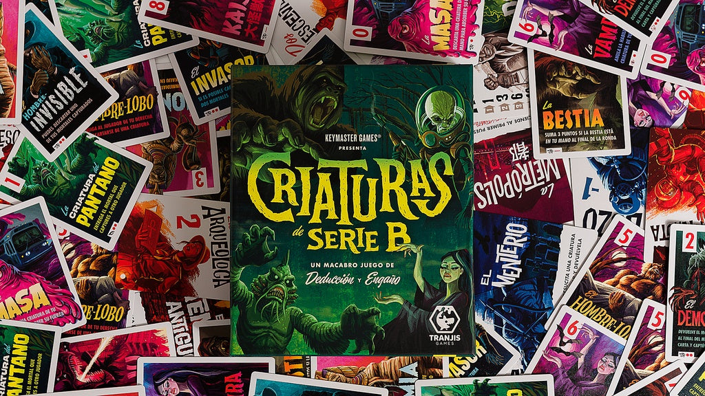 Criaturas de Serie B - Juego de mesa - Tranjis - 2-5 jugadores - 14+ años - 20 min