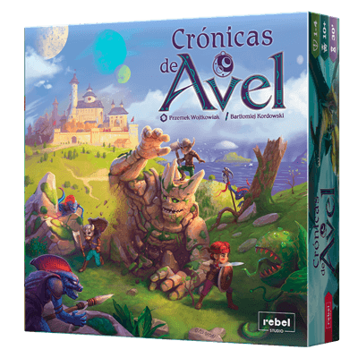 Crónicas de Avel - Juego de mesa cooperativo - Asmodee - 8+ años - 1 a 4 jugadores