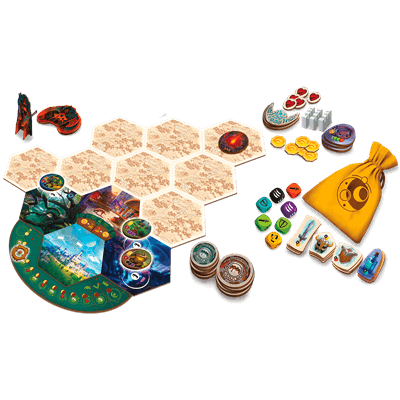 Crónicas de Avel - Juego de mesa cooperativo - Asmodee - 8+ años - 1 a 4 jugadores