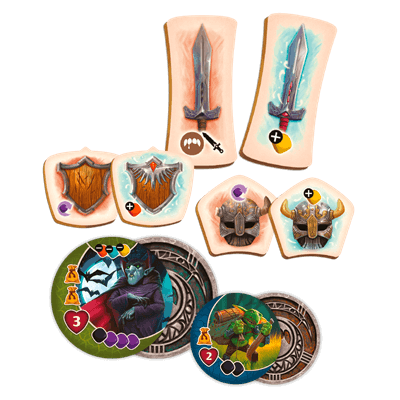 Crónicas de Avel - Juego de mesa cooperativo - Asmodee - 8+ años - 1 a 4 jugadores