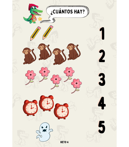 CUADERNO DE ESTIMULACIÓN COGNITIVA ¿JUEGAS CONMIGO? +4 AÑOS - Maria Salud Segura Palacios Books