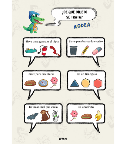 CUADERNO DE ESTIMULACIÓN COGNITIVA. ¿JUEGAS CONMIGO? +6 AÑOS - Juan Carlos Ruiz Books