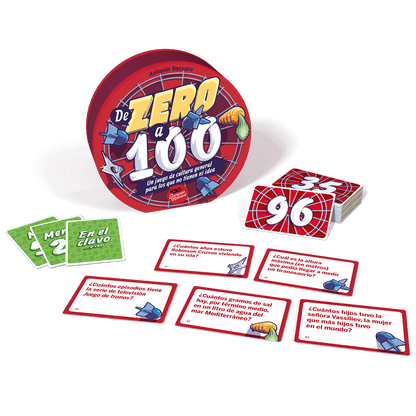 De Zero a 100 - Juego de mesa - Asmodee - Desde 9 o más años