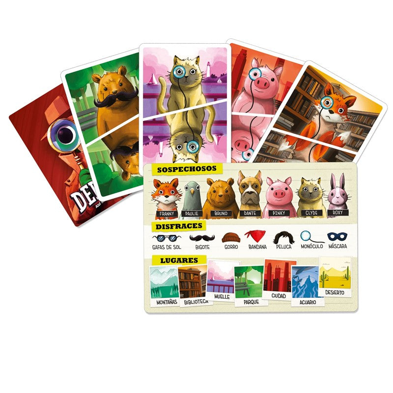 Deduckto - Juego de mesa - Ludilo - 2-4 jugadores - 8+ años - 15 min