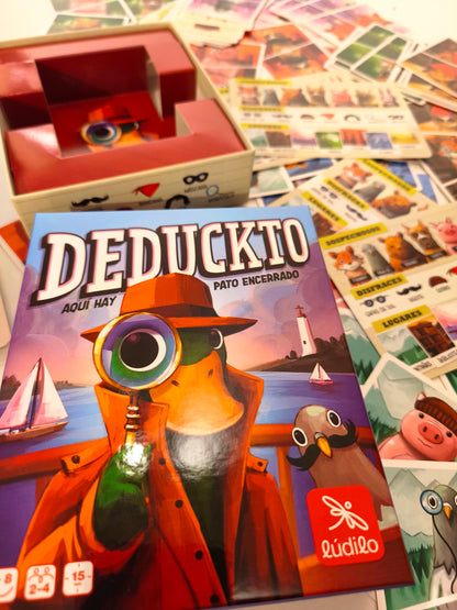 Deduckto - Juego de mesa - Ludilo - 2-4 jugadores - 8+ años - 15 min