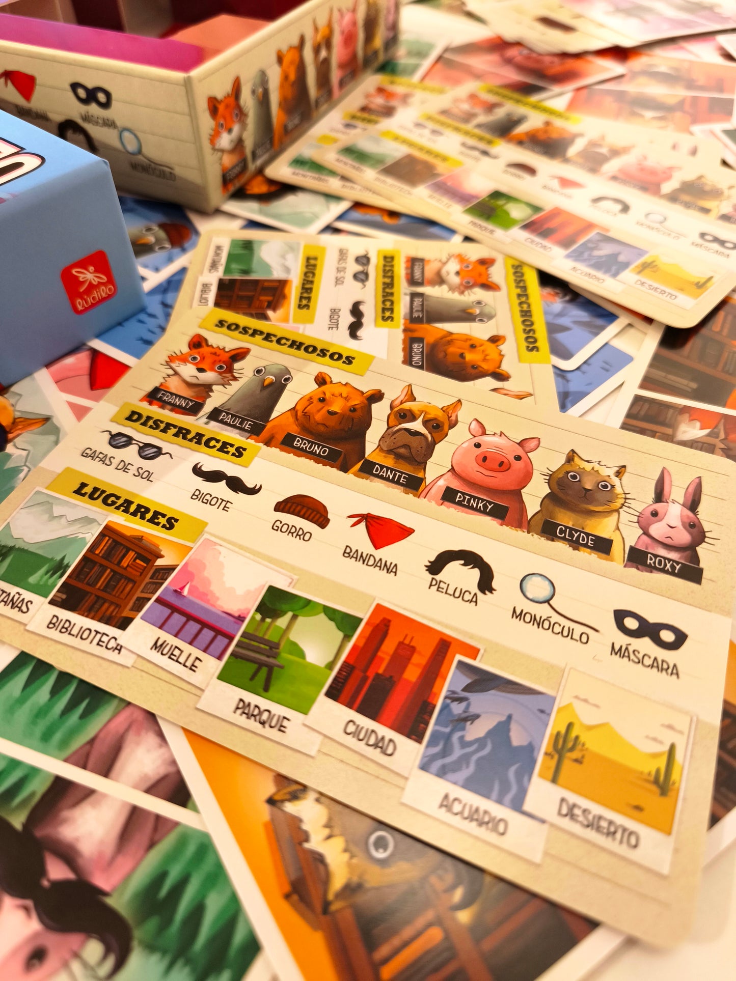 Deduckto - Juego de mesa - Ludilo - 2-4 jugadores - 8+ años - 15 min