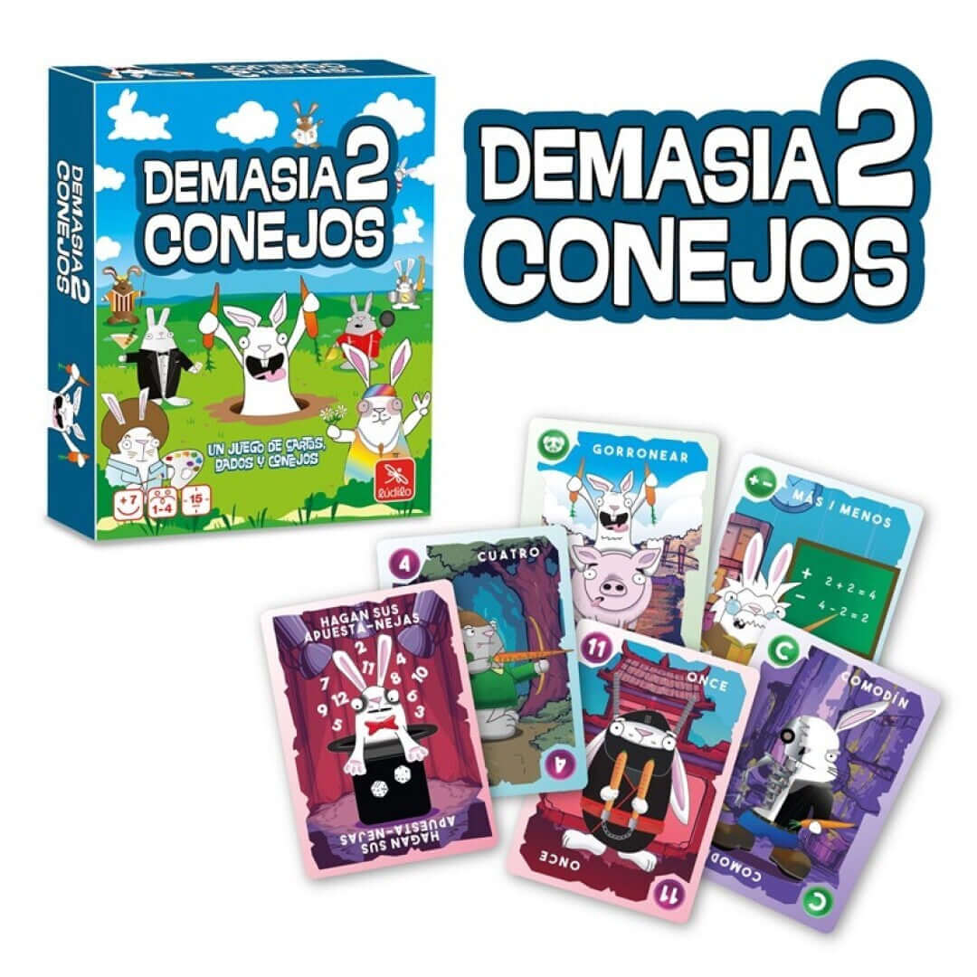 Demasia2 Conejos – Dados, sumas y carreras de madriguera (7+ años · 1-4 jugadores · 15 min) · Ludilo