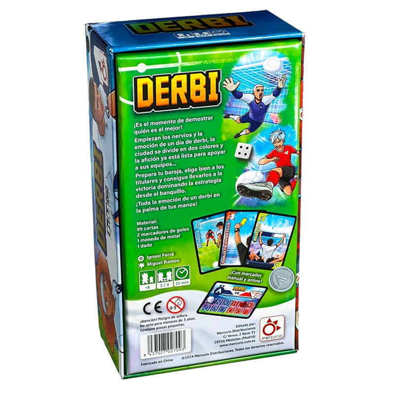 Derbi - Juego de mesa - Mercurio - Desde 8 años - 2 a 4 jugadores