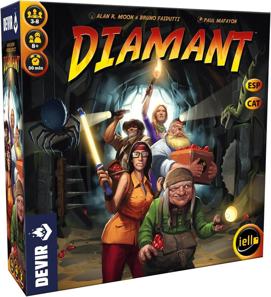 Diamant | 8 años | 3 a 8 jugadores | Devir