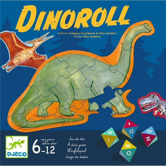 Dinoroll - Juego de mesa - Djeco - Desde 6 años Board Games