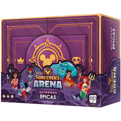 Disney Sorcerer's Arena Alianzas Épicas - Juego de combate por turnos - Asmodee - 9+ años - 2 a 4 jugadores