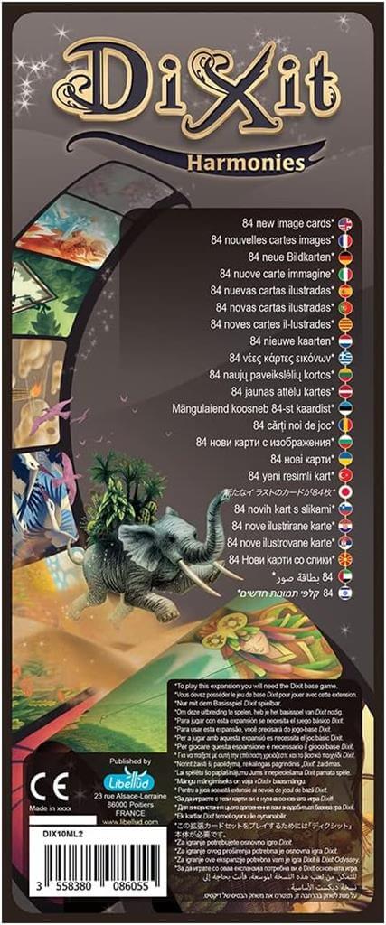Expansión cartas Dixit Harmonies - Juego de mesa - Asmodee - Desde 8 años Board Games