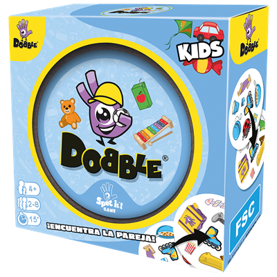 Dobble Infantil - Juego de mesa - Asmodee - Desde 4 años Board Games