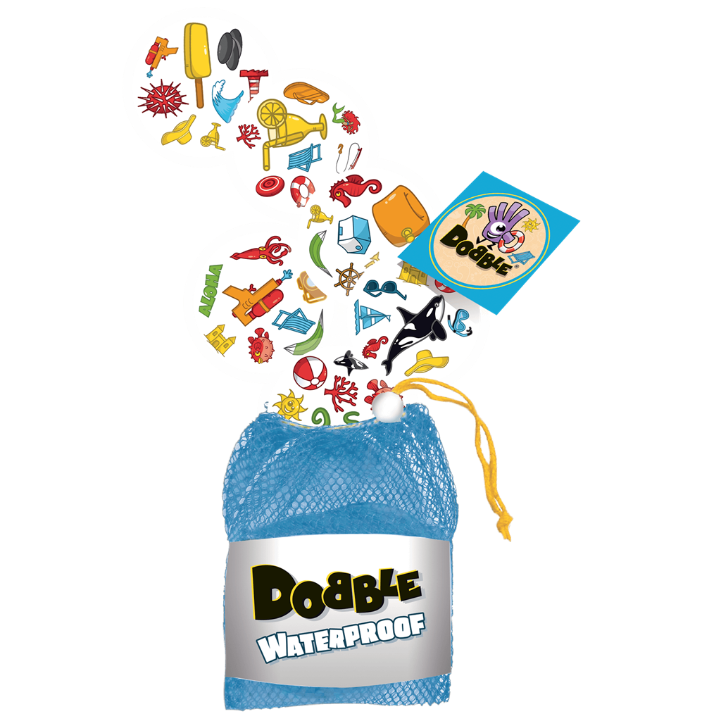 Dobble Impermeable - Juego de mesa - Asmodee - Desde 7 años Board Games