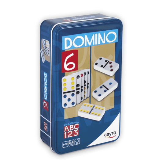 DOMINÓ COLORES DOBLE 6 - Juego de mesa - Cayro - Desde 6 años - KM0