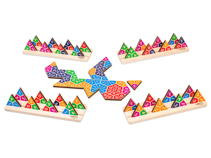 Domino triangular Caja Metalica - Juego de mesa - Cayro - 2-4 jugadores - 6+ años - Duración variable